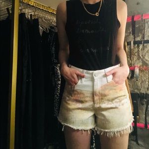 Blank NYC print shorts NWOT 28